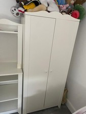 IKEA white baby wardrobe used but in good condition 