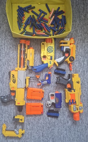 Assortment nerf guns - nerf,