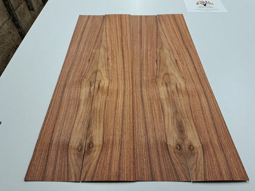 Rosewood veneer 4 - 4, natural
