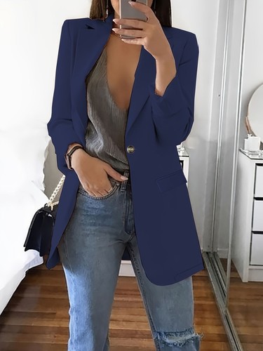 Ladies long sleeve blazer - sleeve,