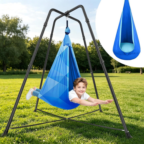 Sensory swing with stand for - with,