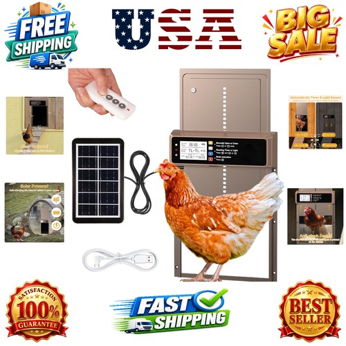 Automatic chicken coop - chicken,