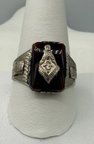 Sterling silver masonic themed - silver,