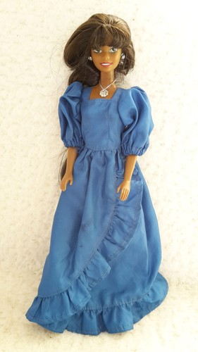 Christie doll blue dress - doll,