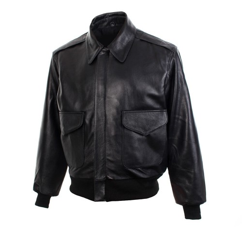 Black leather pilots a2 - black, us