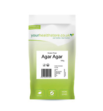 yourhealthstore® Premium Gluten Free Agar Agar Powder 100g, Vegan Gelatine