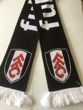 FULHAM FC FOOTBALL SCARF NEW FULHAM  FC SCARF NEW LOW PRICE FOOTBALL SCARF