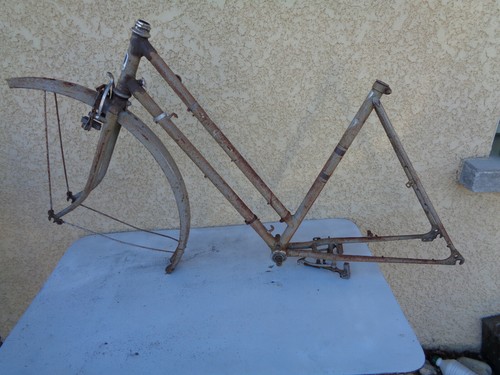 Framework old bike - bike, peugeot