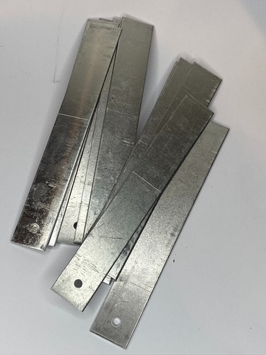 Aluminium slate repair straps - aluminium,