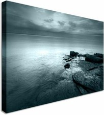 Duck Egg Blue Abstract