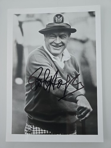 Bob hope autograph signed - hope,