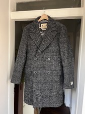 Spitalfields Clothing Co. Grey Wool Blend Coat - UK 40R Double Breasted