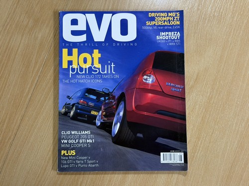 Evo magazine august 2001 issue - magazine,