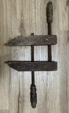 Antique Large Wooden Screw arm