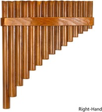 Handmade Pan Flute 15 Pipes G