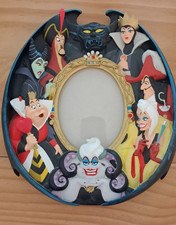Disney Villains Picture Frame       Maleficent Hook Ursula Jafar Cruella 