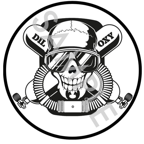 Ccr rebreather scuba - rebreather, skull