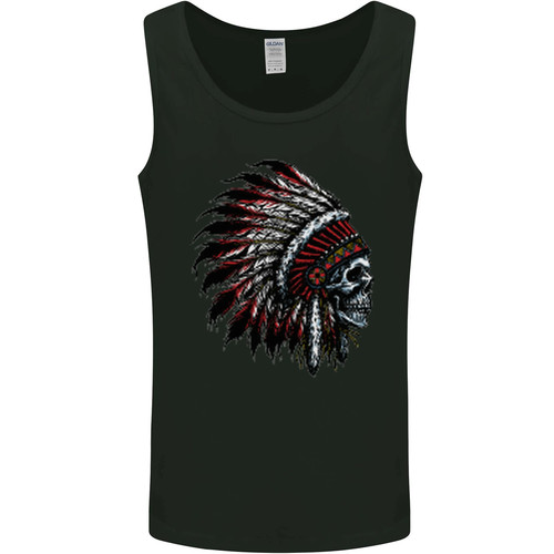 Indian skull headdress biker - skull,