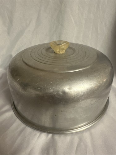 Vintage aluminum cake saver - vintage,