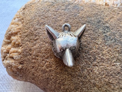 Antique victorian silver fox - victorian,