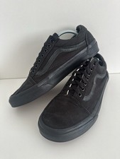 Vans Off The Wall Old Skool Low Top Black Size 8.5 UK