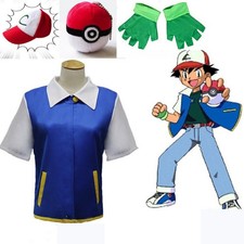 Men Fancy Dress Anime Go Ash