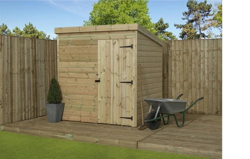 Second pent garden shed - second,