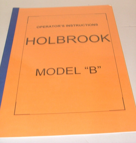 Holbrook model lathe - b,