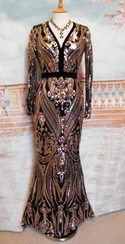 Maxi evening dress - maxi, 10