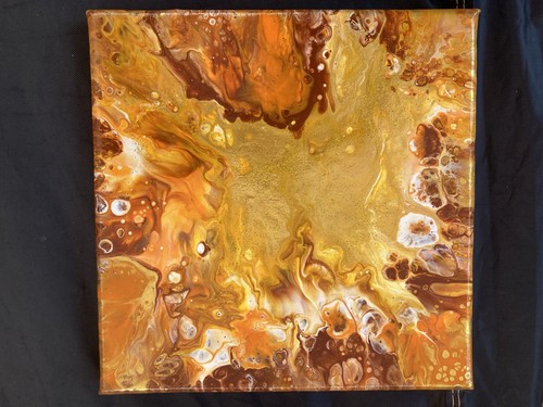 Original acrylic pour - acrylic,