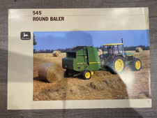 John Deere 545 Round Baler Vintage A4 Brochure