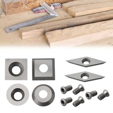 12 Pcs Silver Carbide Cutter