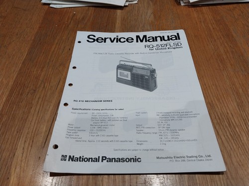 National panasonic radio - national,