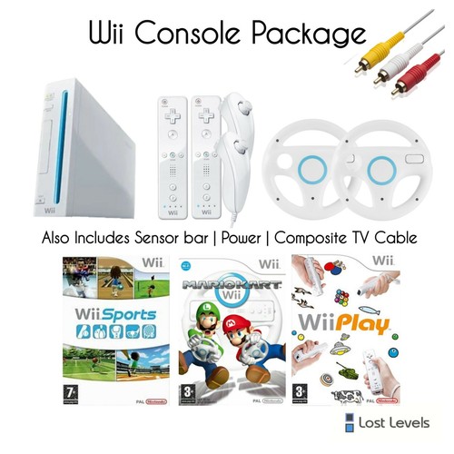Nintendo wii console bundle - wii,