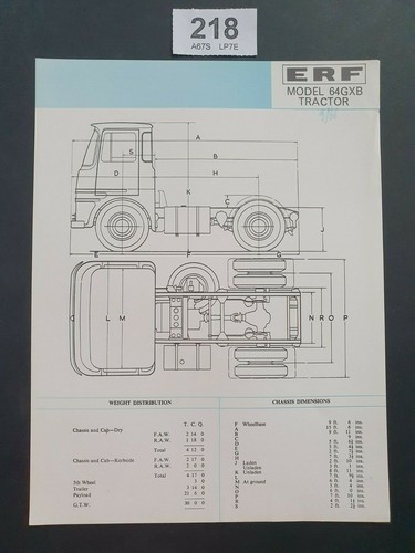 Erf model 64gxb - model,