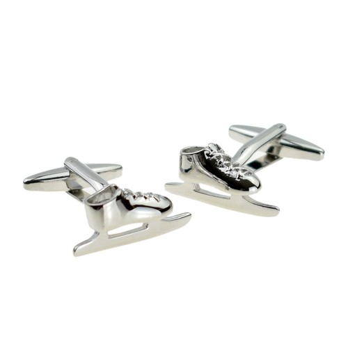Ice skates cufflinks - ice,