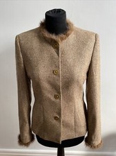 Hucke Vintage Brown Wool Blend