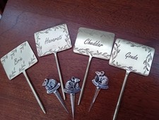 Cheese markers gold tone - cheese,