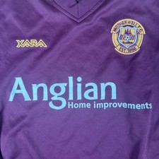 Rare Original Motherwell 2006/2007 Away Long Sleeve Football Shirt Mens Medium