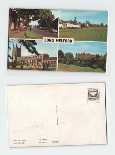 Vintage postcard long - vintage, melford