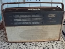 Vintage 1960s  Decca AM/FM Portable Transistor Radio Retro PLEASE READ
