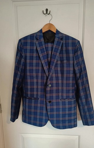 Blue check boohoo - boohoo, man