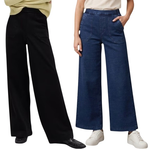 Womens denim wide leg - ex,