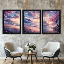 Beach Prints Set Of 3 Coastal