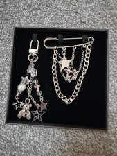 Named Collective Brooches x 2
