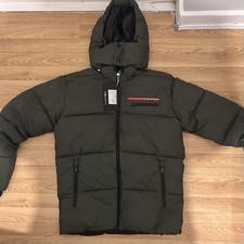 PRADA Khaki Men's Puffer