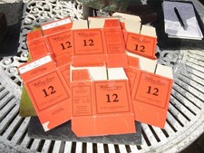 William Evans 6 empty Cartridge Boxes for Display