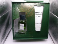 Lacoste MATCH POINT Gift Set, 50ml EDT Spray + 75ml S. Gel, Item New/Box Damaged