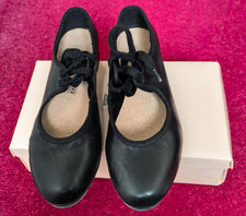 Ladies BLOCH Tap Dance Shoes Timestep Black Techno UK 8 EU 41 VGC 'NEW' RRP £34
