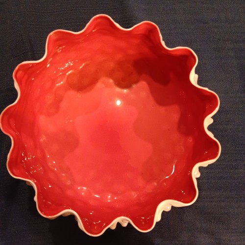 Thomas webb hobnail bowl - webb,